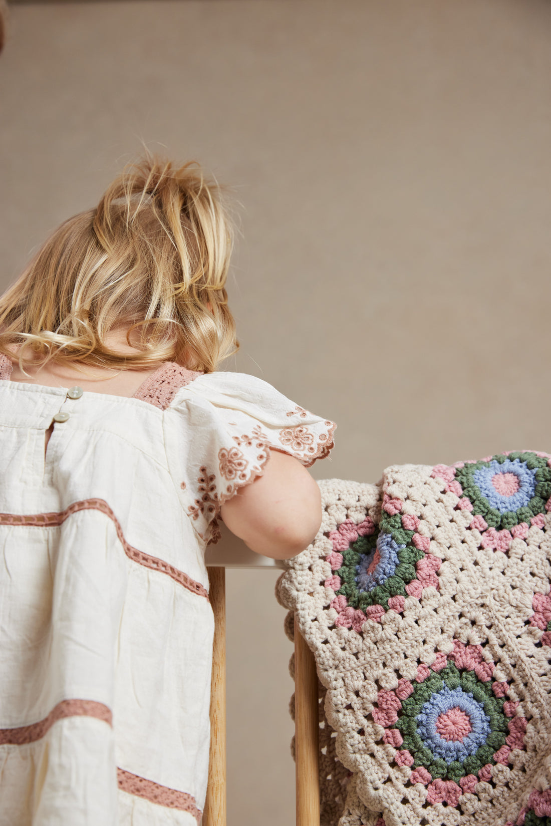 Blossom Blue Blanket