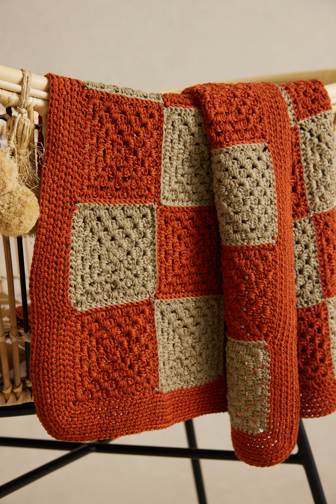 Check Mate Ochre Blanket