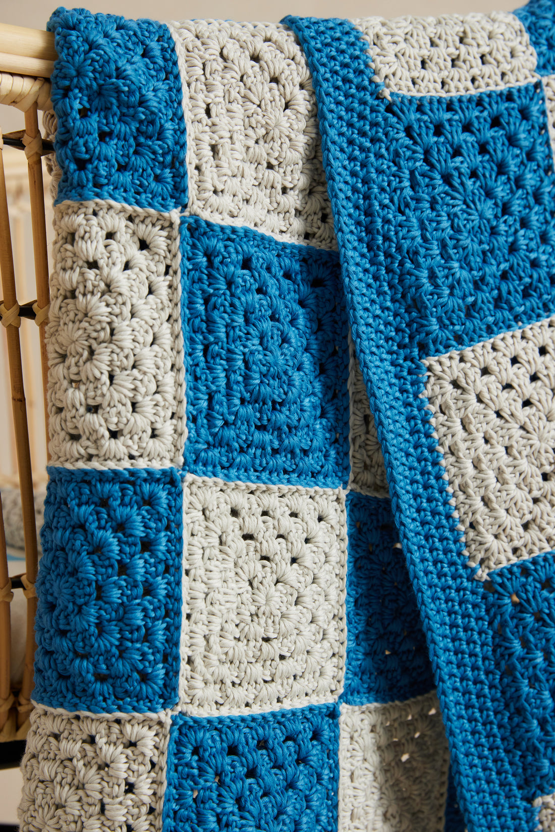 Check Mate Blue Blanket