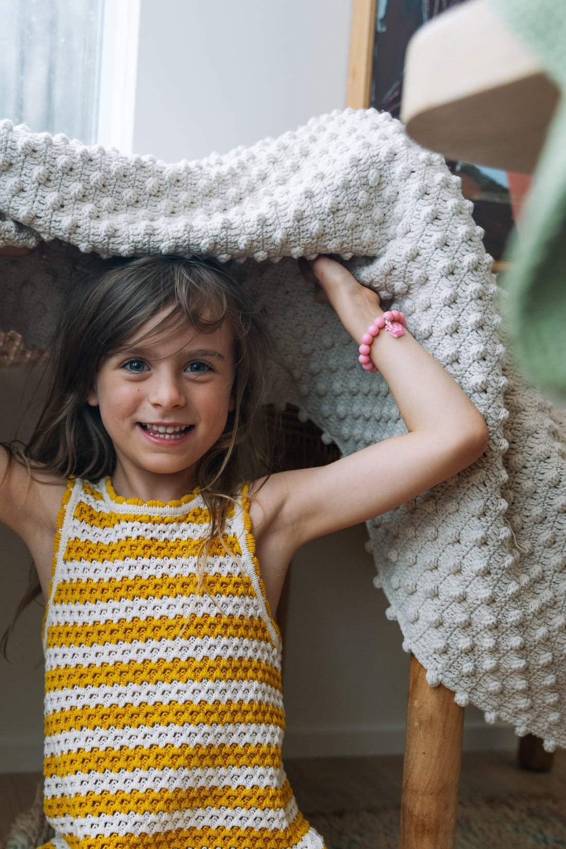 Popcorn Fawn Blanket