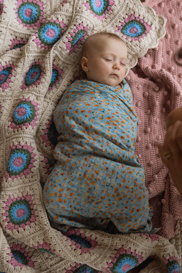 Ditsy Floral Swaddle