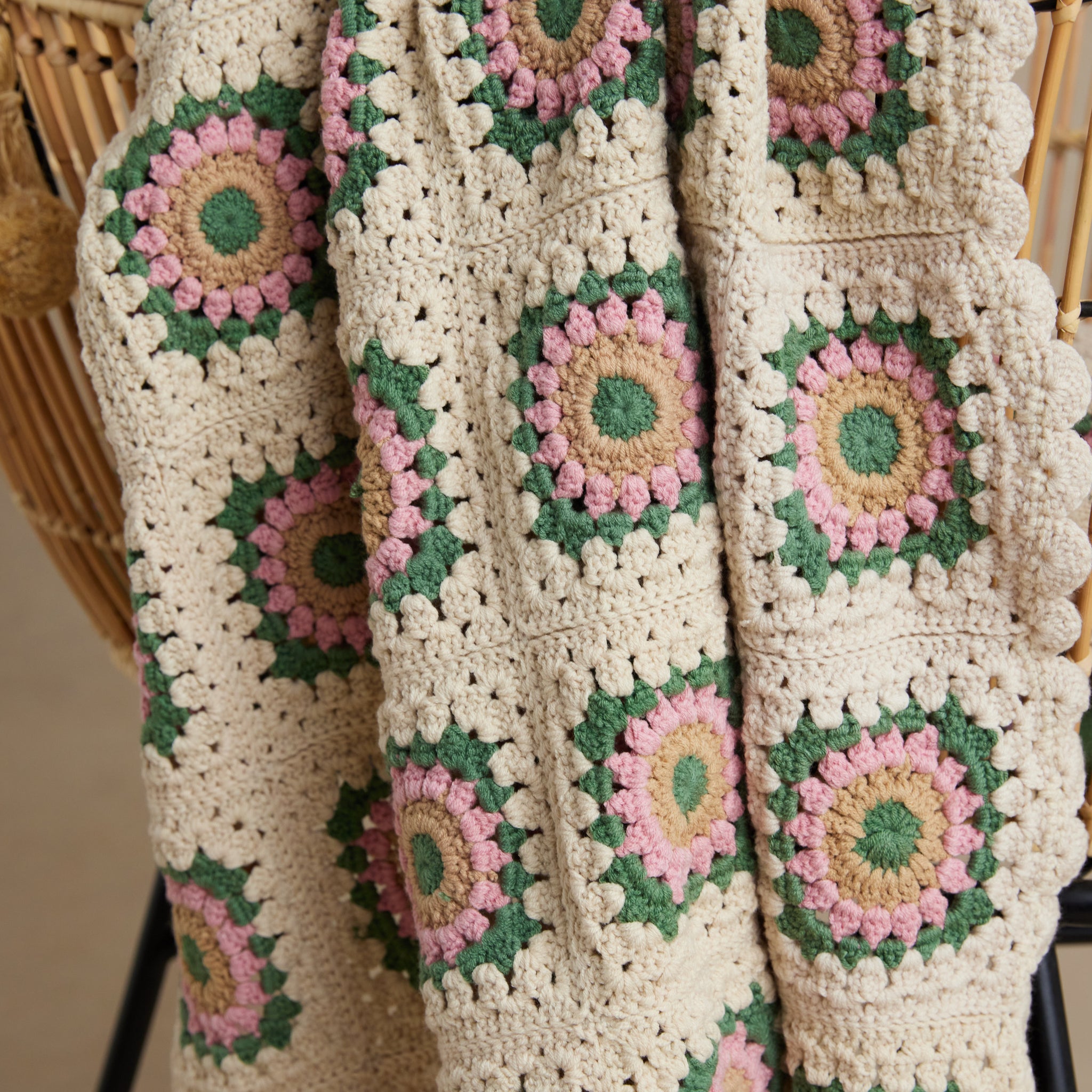 Blossom Tan Blanket