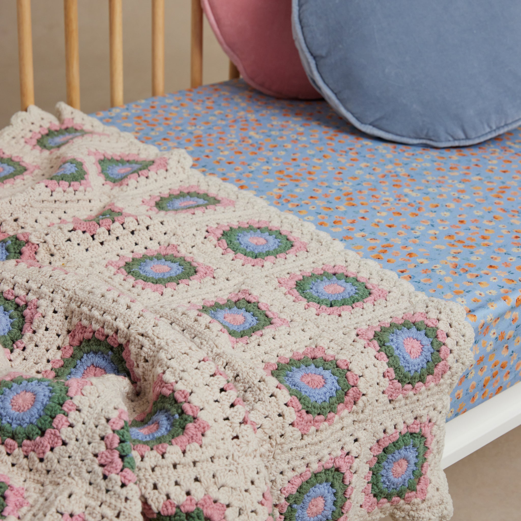 Blossom Blue Blanket