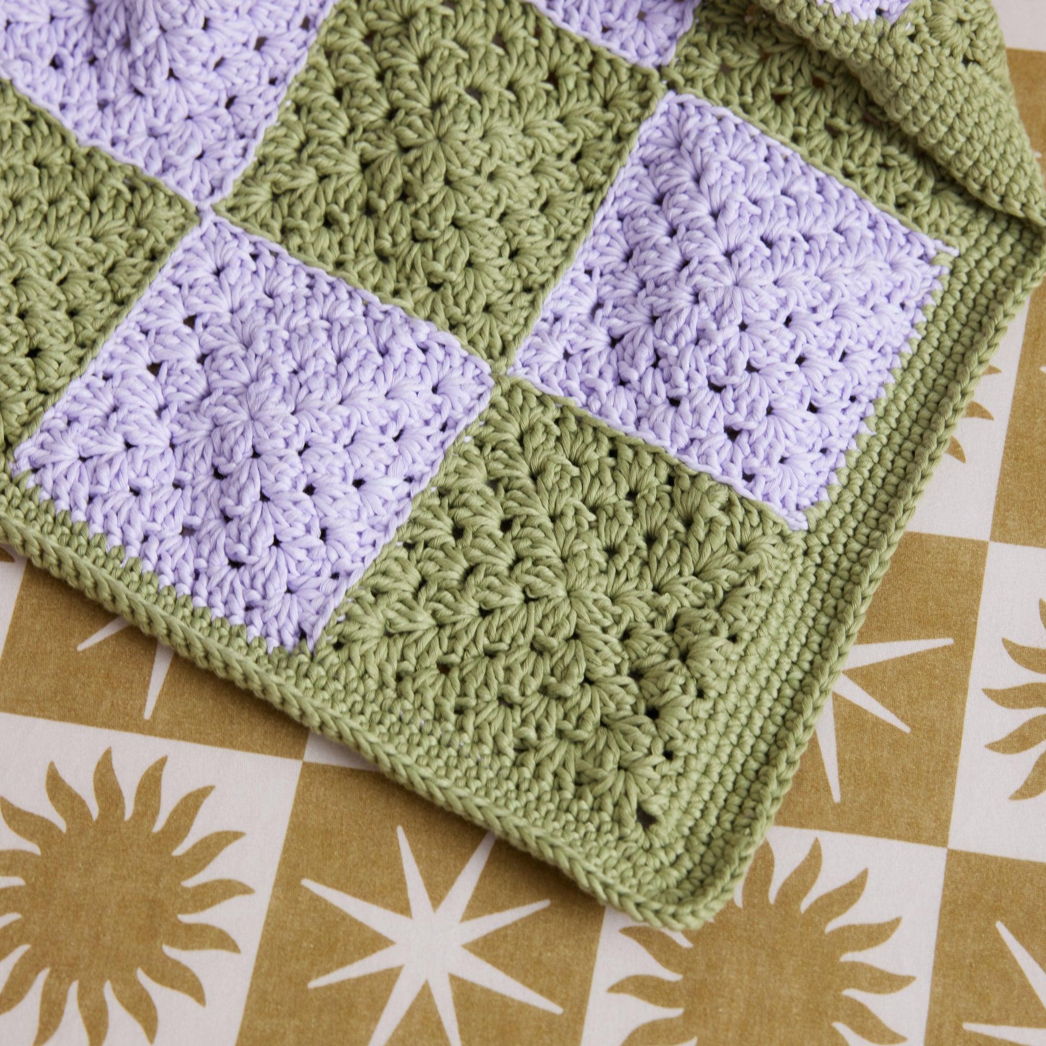 Check Mate Violet Blanket