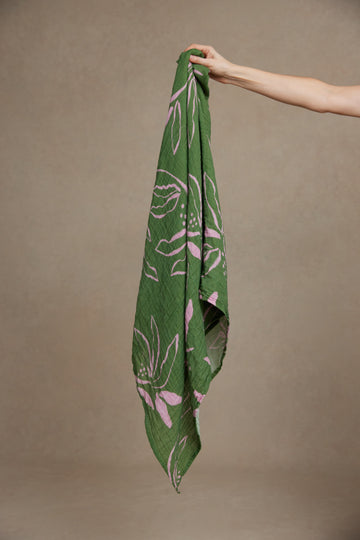 Green Palm Swaddle
