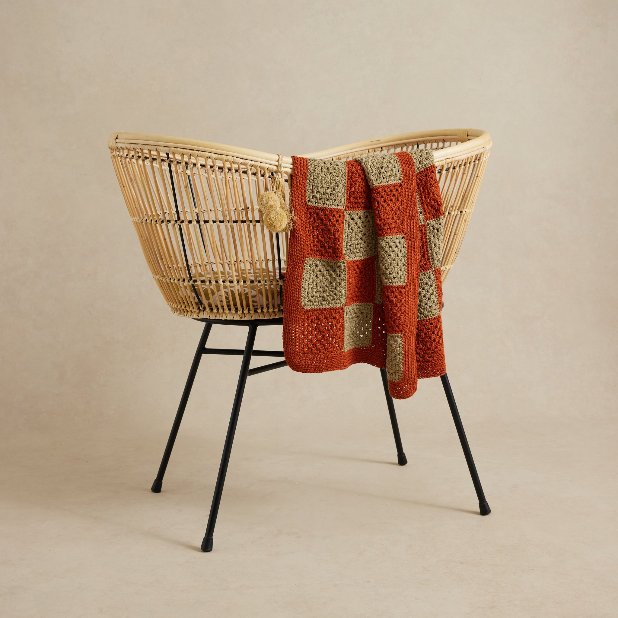 Check Mate Ochre Blanket